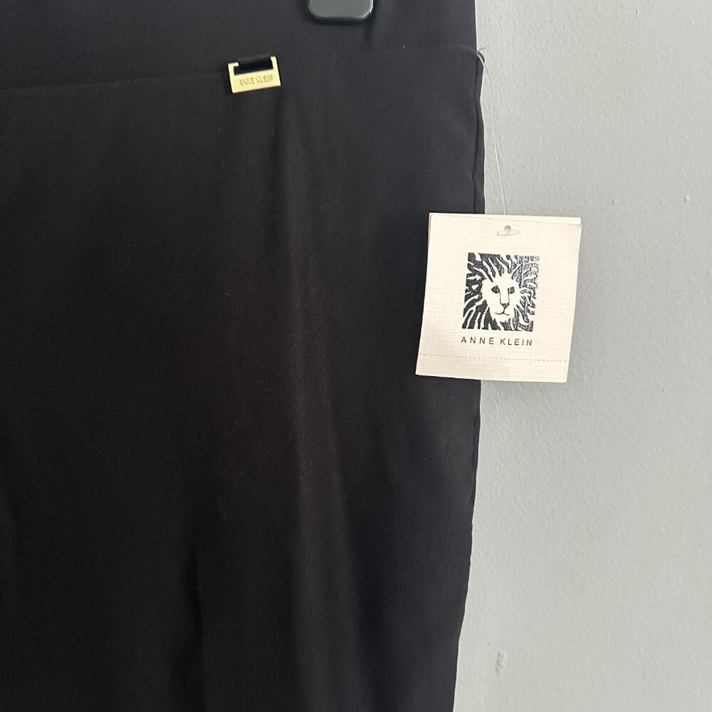 NWT Anne Klein trouser black volume pants - Picture 7 of 9